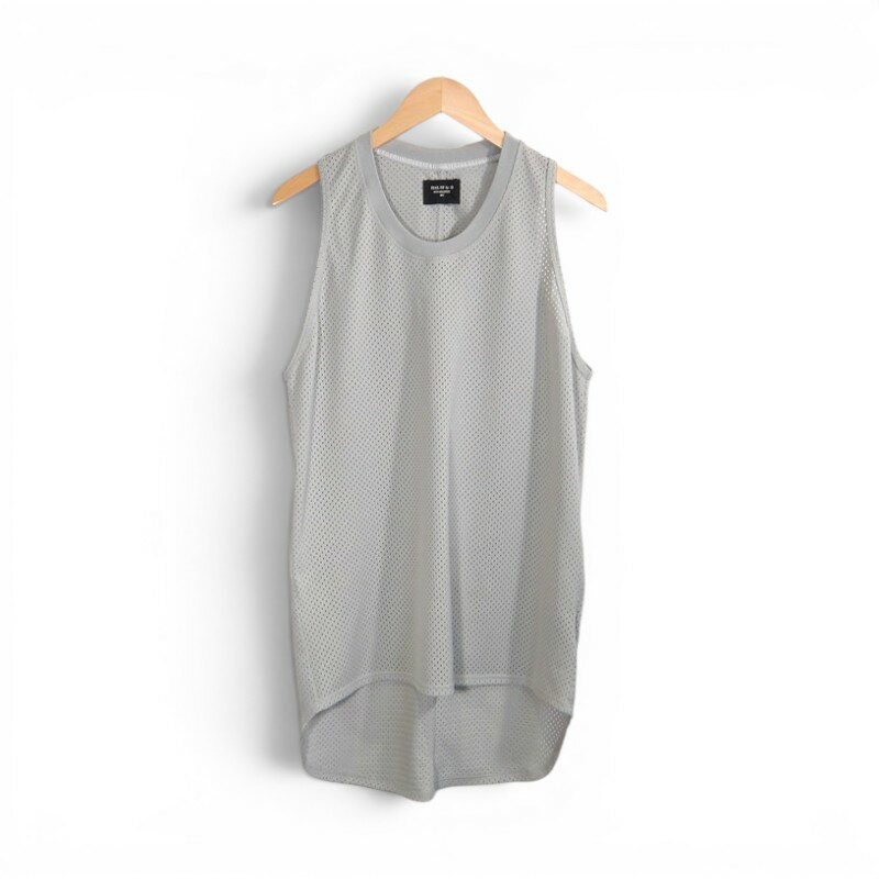 Rakuten - FEAR OF GOD FIFTH COLLECTION MESH TANK TOP GREY サイズS フィアオブゴッド フィフスコレクション メッシュ ロング タンクトップ 大名店【中古】