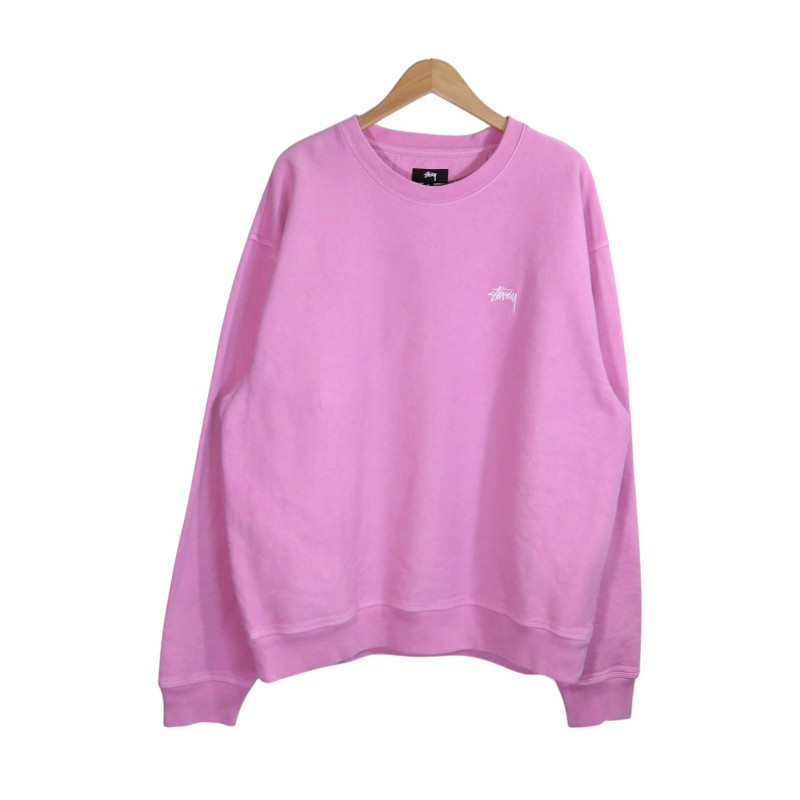stussyのピンクトレーナー❤︎(9/30まで！ STUSSY - STUSSY ステューシー ピンク トレーナーの通販 by み's shop