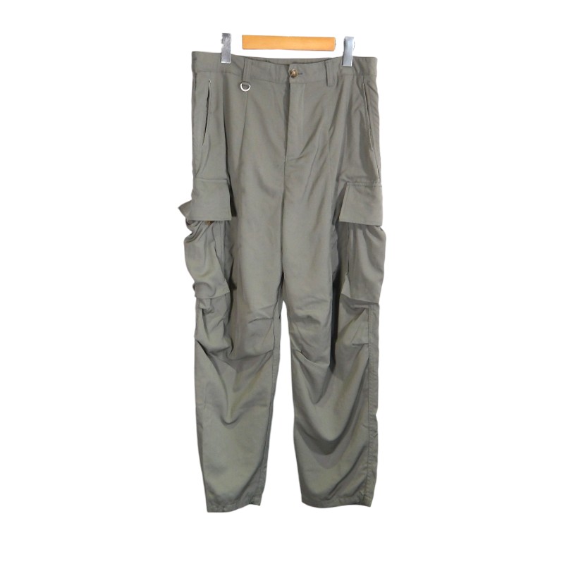 乐天商城 - SOPH. 25aw WASHER WOOL MILITARY CARGO KHAKI サイズ2 SPNT-252028 ソフネット ウォッシャー ウール ミリタリー カーゴ パンツ ボトムス 大名店【中古】