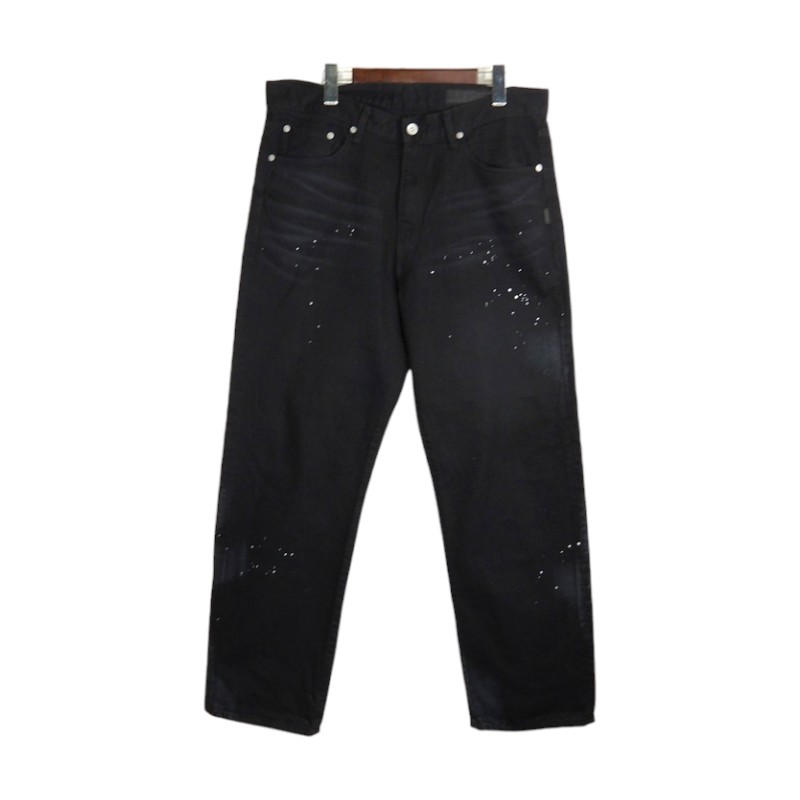 Rakuten - NEIGHBORHOOD 25aw BW.WASHED DP BASIC PANTS BLACK サイズL 252AQNH-PTM07 ネイバーフッド ビーダブリュー ウォッシュド ディープ ベーシック ブラックデニムパンツ 大名店【中古】