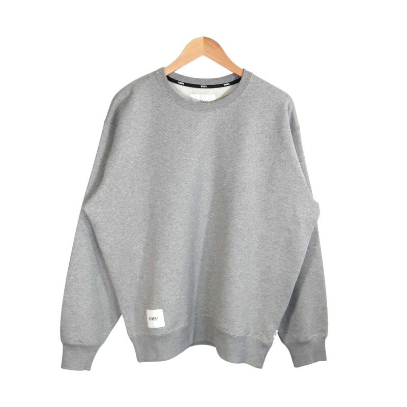 乐天商城 - WTAPS 25aw AON SWEATER COTTON GREY サイズ2 252ATDT-CSM16 ダブルタップス エイオン セーター コットン トップス 大名店【中古】