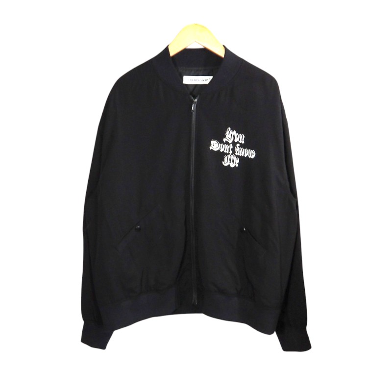 乐天商城 - UNDER COVER 25aw MA-1 BLOUSON BLACK サイズ3 UP2E4202 アンダーカバー エムエーワン ブルゾン ジャケット アウター 大名店【中古】
