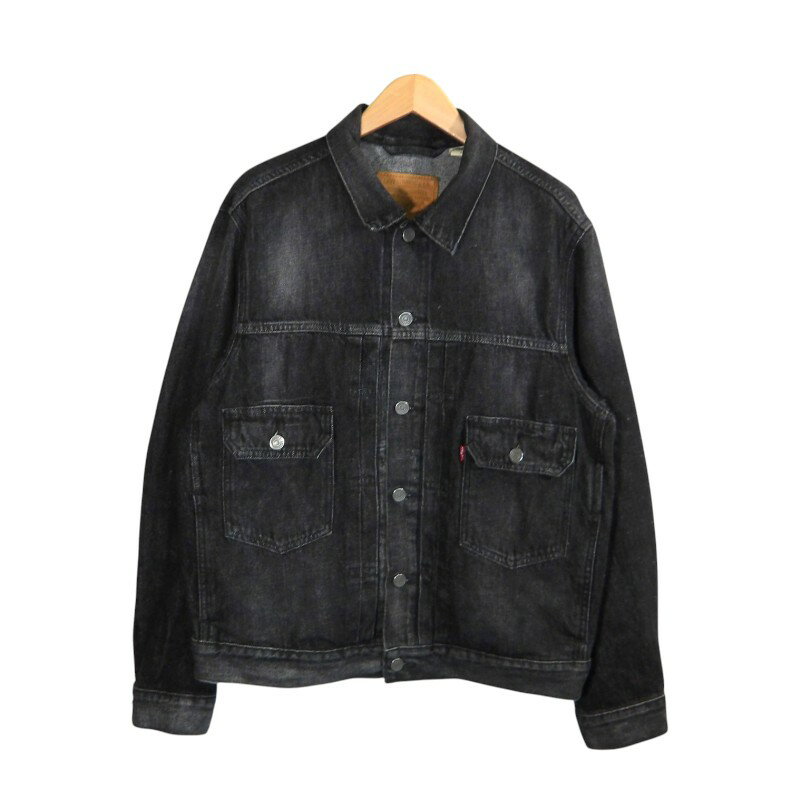 LEVI'S PREMIUM 2nd TYPE DENIM JACKET BIOTOP別注 BLACK サイズM 0040Q-0000 リーバイス プレミアム セカンド タイプ デニム ジャケット ビオトープ アウター 大名店【中古】