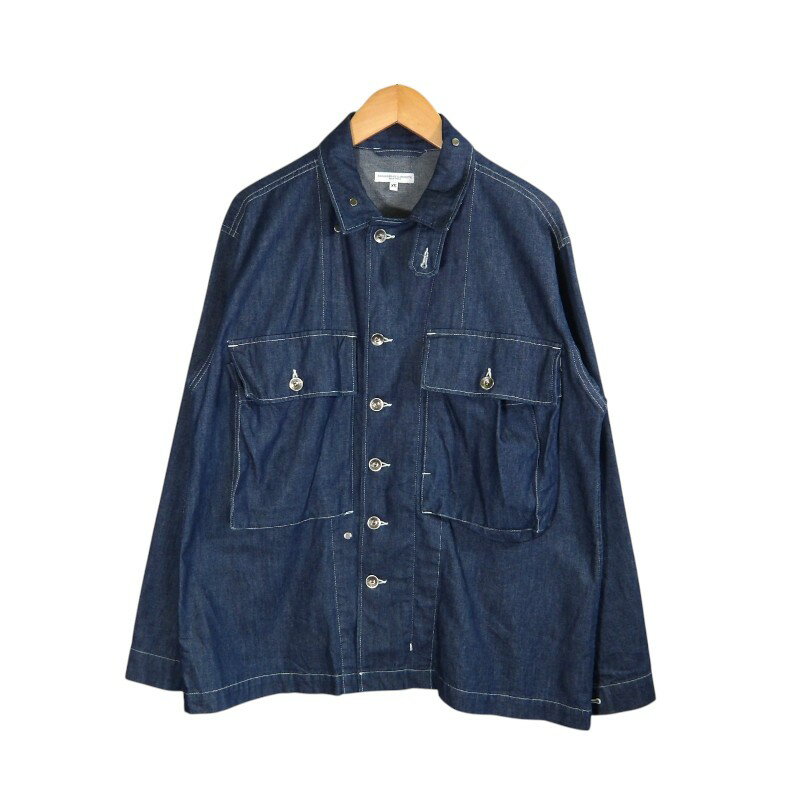 乐天商城 - ENGINEERED GARMENTS M43-2 SHIRT JACKET INDIGO サイズXS エンジニアドガーメンツ シャツ ジャケット デニム 大名店【中古】