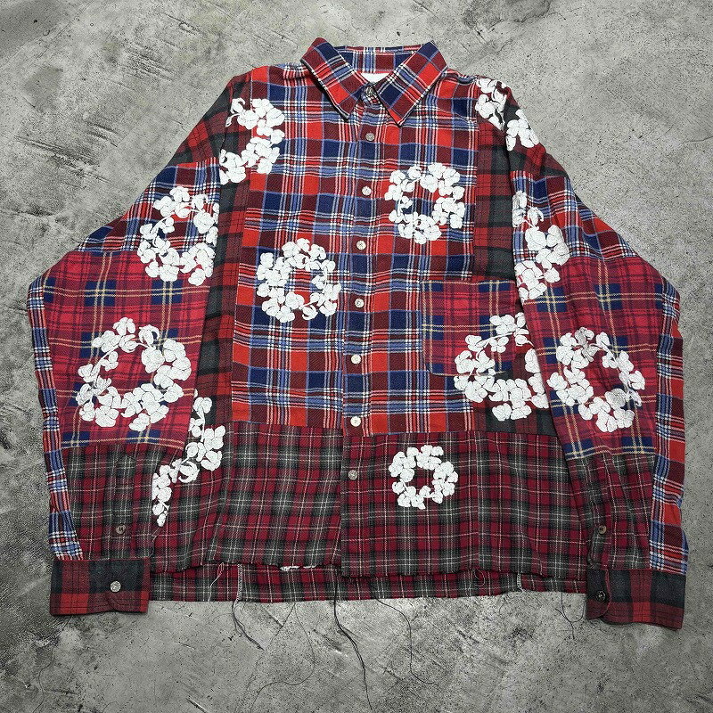 READYMADE DENIM TEARS WREATH L/S SHIRT SIZE-2 RE-DT-RE-00-00-06 レディメイド デニムティアーズ 長袖シャツ 心斎橋店