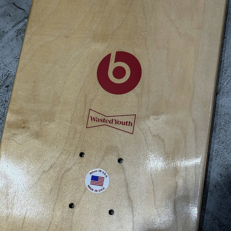 union3 楽天市場店のWASTED YOUTH BEATS BY DR.DRE SKATEBORD DECK ウェイステッドユース ビーツ スケートボード デッキ 心斎橋店【中古】｜アングル3