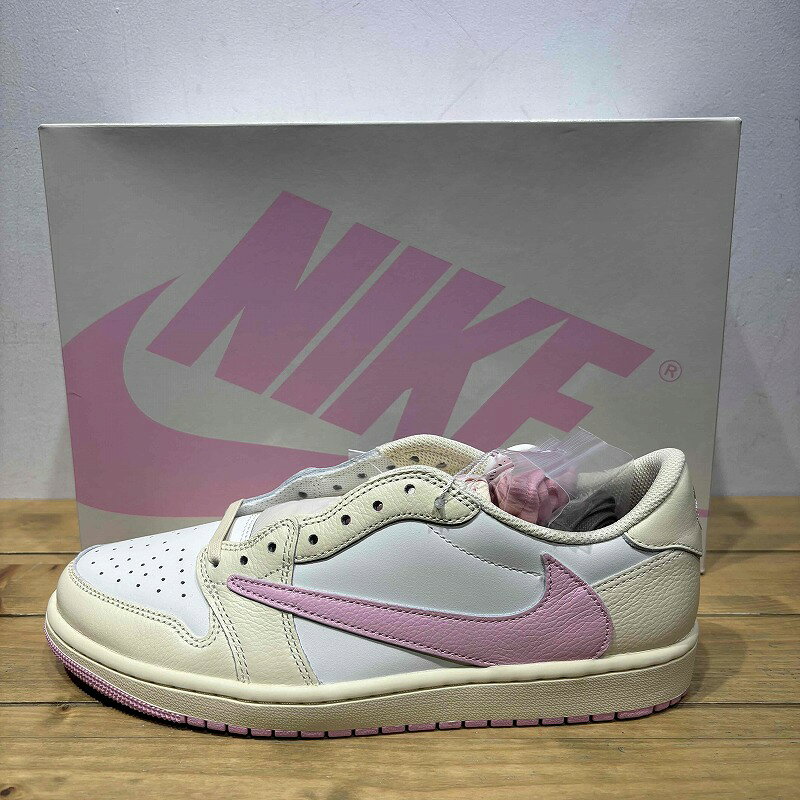 NIKE x TRAVIS SCOTT 2026 AIR JORDAN 1 LOW OG SP "MUSLIN SKY PINK" SIZE-27.5cm IQ7604-100 ナイキ トラヴィススコット エアジョーダン1ロー スニーカー 心斎橋店