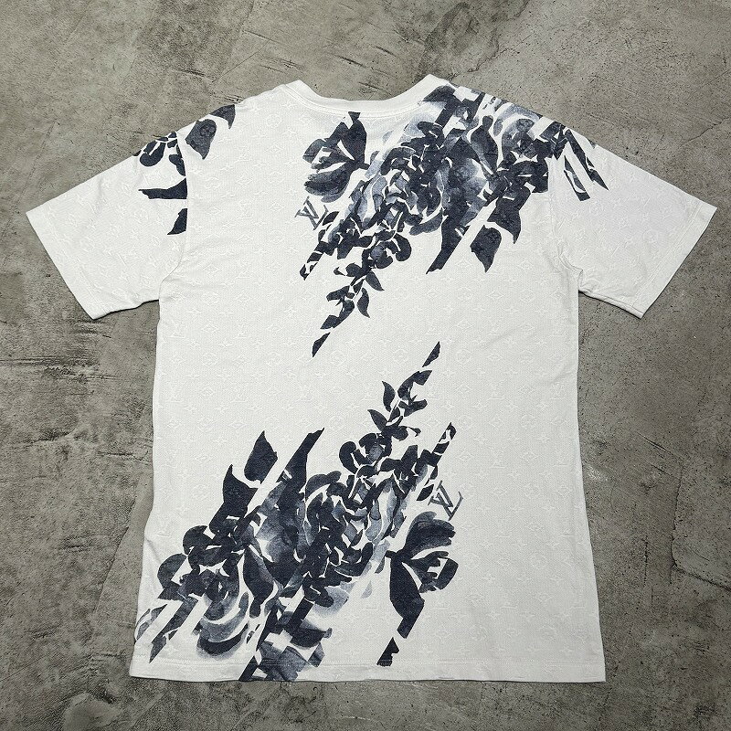 LOUIS VUITTON MONOGRAM LOGO T-SHIRT SIZE-M RM241M DFK HQY01W ルイヴィトン モノグラム ロゴ 半袖Tシ 心斎橋店【中古】