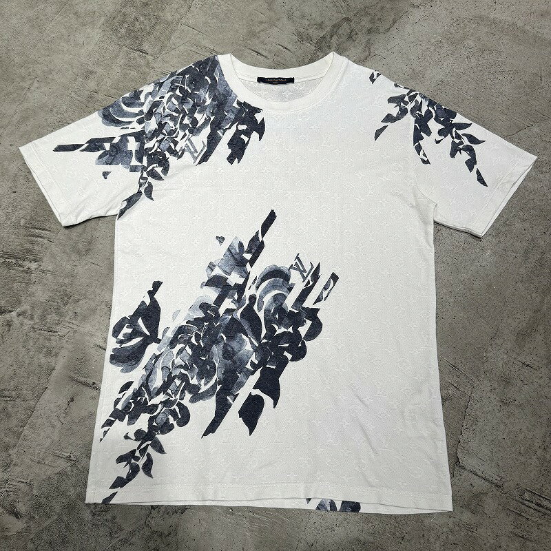 LOUIS VUITTON MONOGRAM LOGO T-SHIRT SIZE-M RM241M DFK HQY01W ルイヴィトン モノグラム ロゴ 半袖Tシ 心斎橋店【中古】