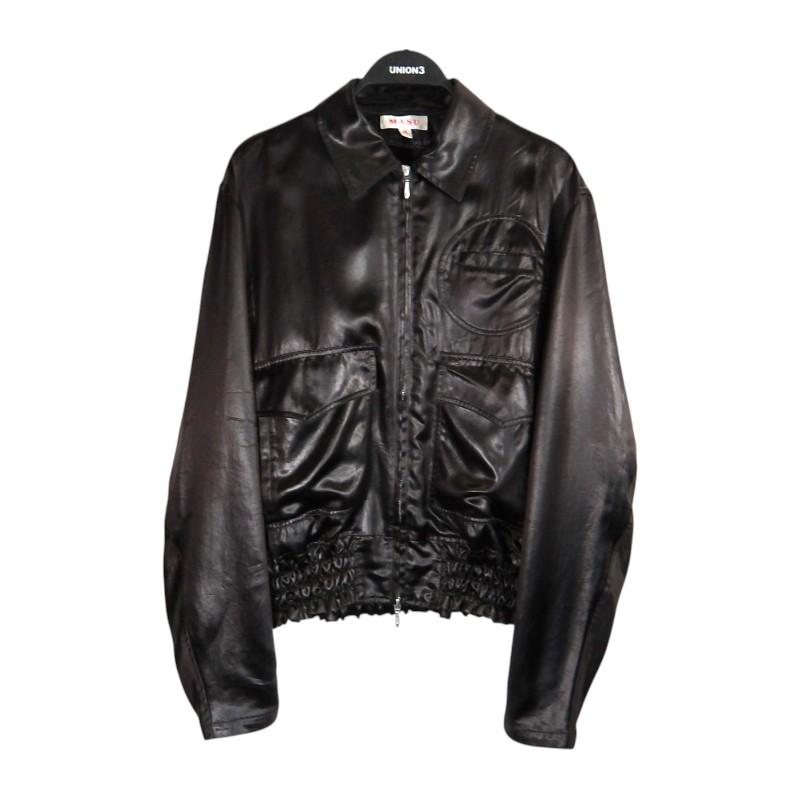 MASU 24ss SECRET BOMBER JACKET BLACK 사이즈 48 MASS-BL0124