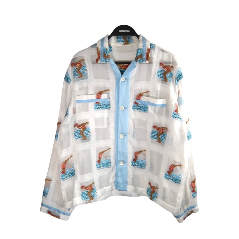JONNLYNX 25ss SWIMMING GIRL L/S SHIRT サイズFREE JL225-SH1023 ジョンリンクス スイミング ガール ロングスリーブ シャツ トップス 大名店