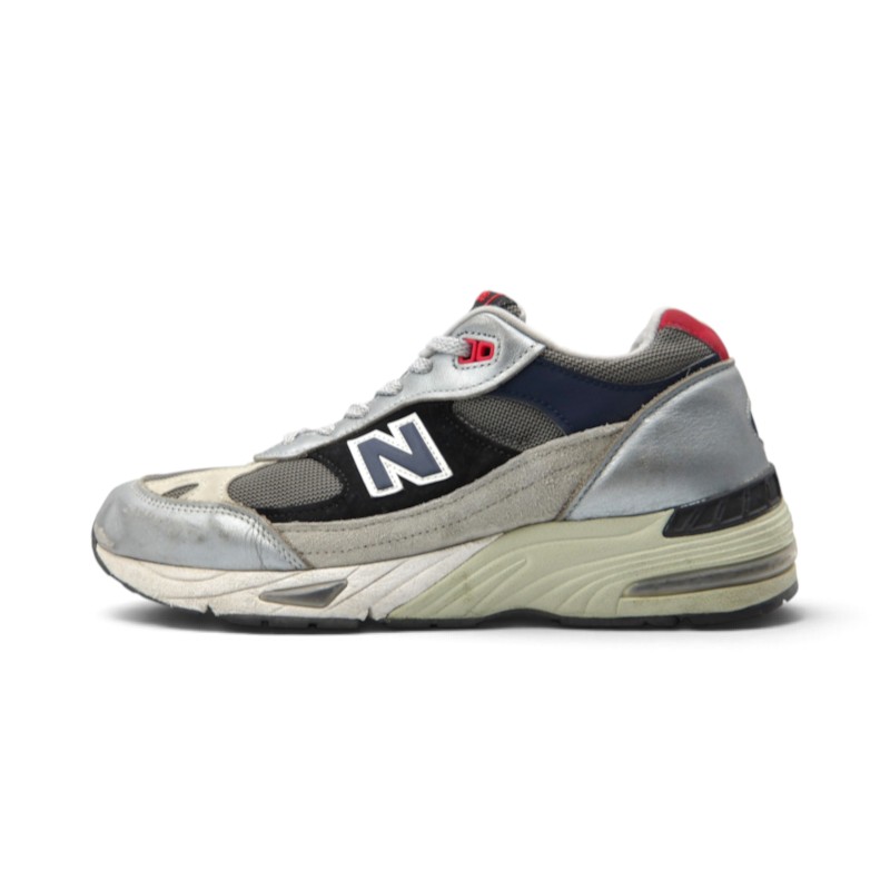 NEW BALANCE 2021 M991SKR SILVER MADE IN ENGLAND サイズ27.0cm 箱無し ニューバランス シルバー メイドインイングランド スニーカー 大名店【中古】