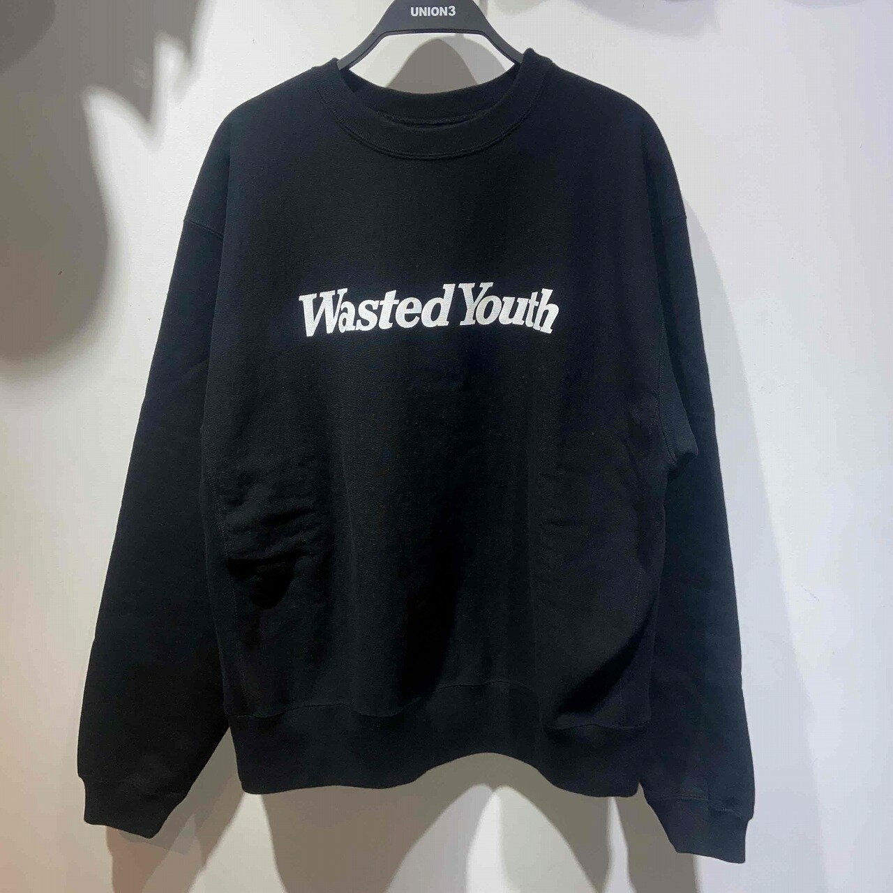 WASTED YOUTH 23aw HEAVY WEIGHT SWEATSHIRT#1 Size-XL WY26CS004 ウェイステッドユース ヘビーウェイト スウェットシャツ 心斎橋店【中古】