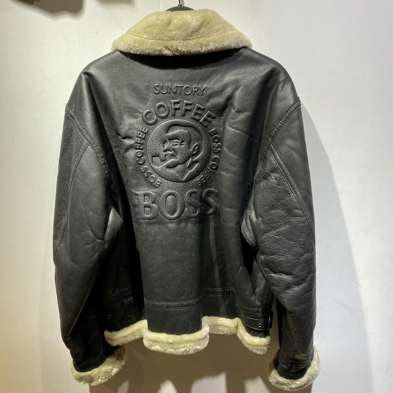 SUNTORY BOSS B-3 FLIGHT JACKET Mサイズ サントリー ボス フライトジャケット ボア 心斎橋店【中古】