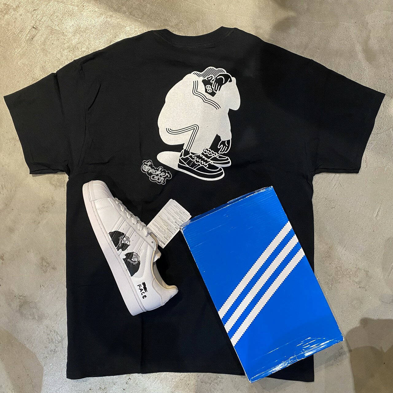 adidas SUPERSTAR FACE OKA 27.5cm EF2102 20足限定 アディダス スーパースター スニーカー 心斎橋店【中古】