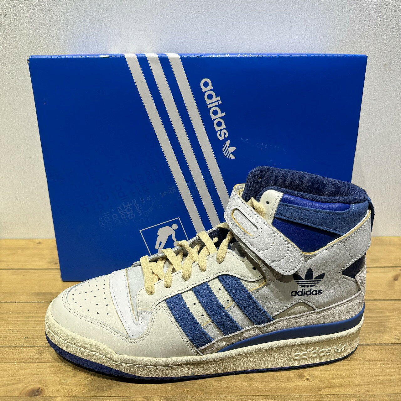 adidas FORUM 84 HIGH BLUE THREAD 29.5cm FY7793 アディダス フォーラム84 ハイ ブルースレッド スニーカー 心斎橋店【中古】