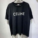 CELINE LOOSE FIT LOGO PRINT T-SHIRT Size-XXL 2X681671Q セリーヌ ルーズフィットロゴプリント 半袖Tシャツ 心斎橋店【中古】