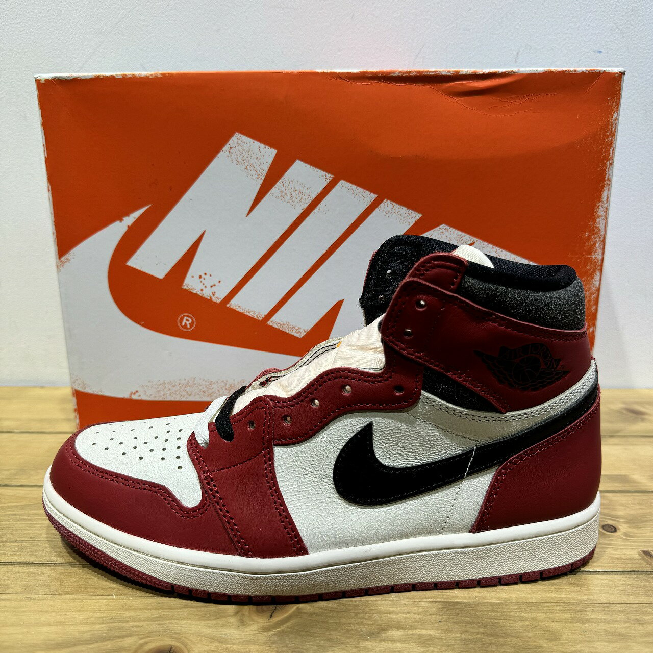 NIKE 22aw AIR JORDAN 1 HIGH OG 27.0cm LOST&FOUND CHICAGO DZ5485-612 ナイキ エアジョーダンワンハイオージーシカゴ スニーカー 心斎橋店【中古】