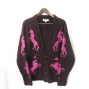 MASU 23aw UNICORN GRUNGE CARDIGAN PURPLE MFFW-KN0123 Size-46 G G[ GX [ jR[ OW J[fBK jbg p[v 喼XyÁz