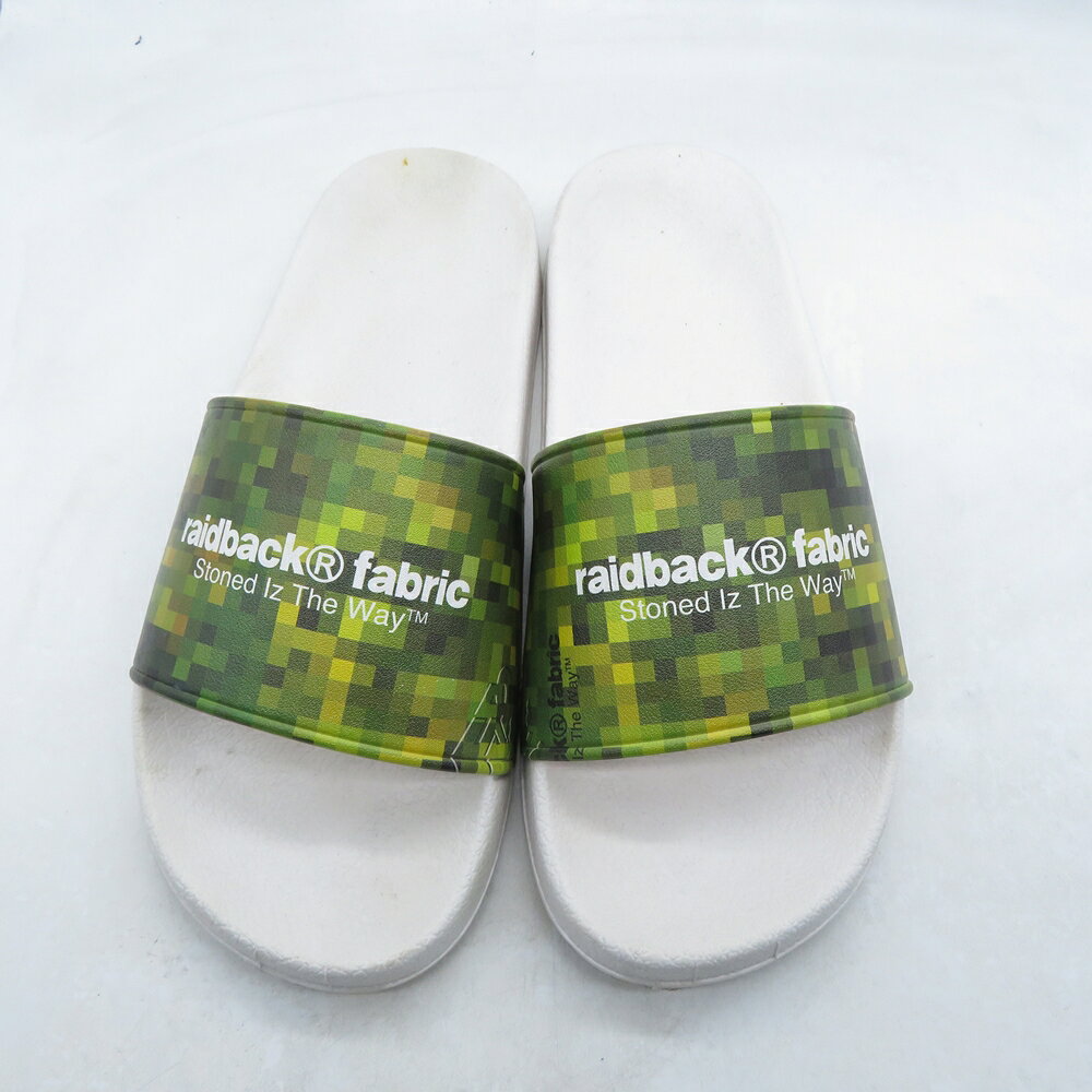 union3 楽天市場店のRAIDBACK FABRIC PIXCEL CAMO SANDALS Size-27.0 レイドバック ピクセル カモ サンダル ホワイト 大名店【中古】｜アングル3