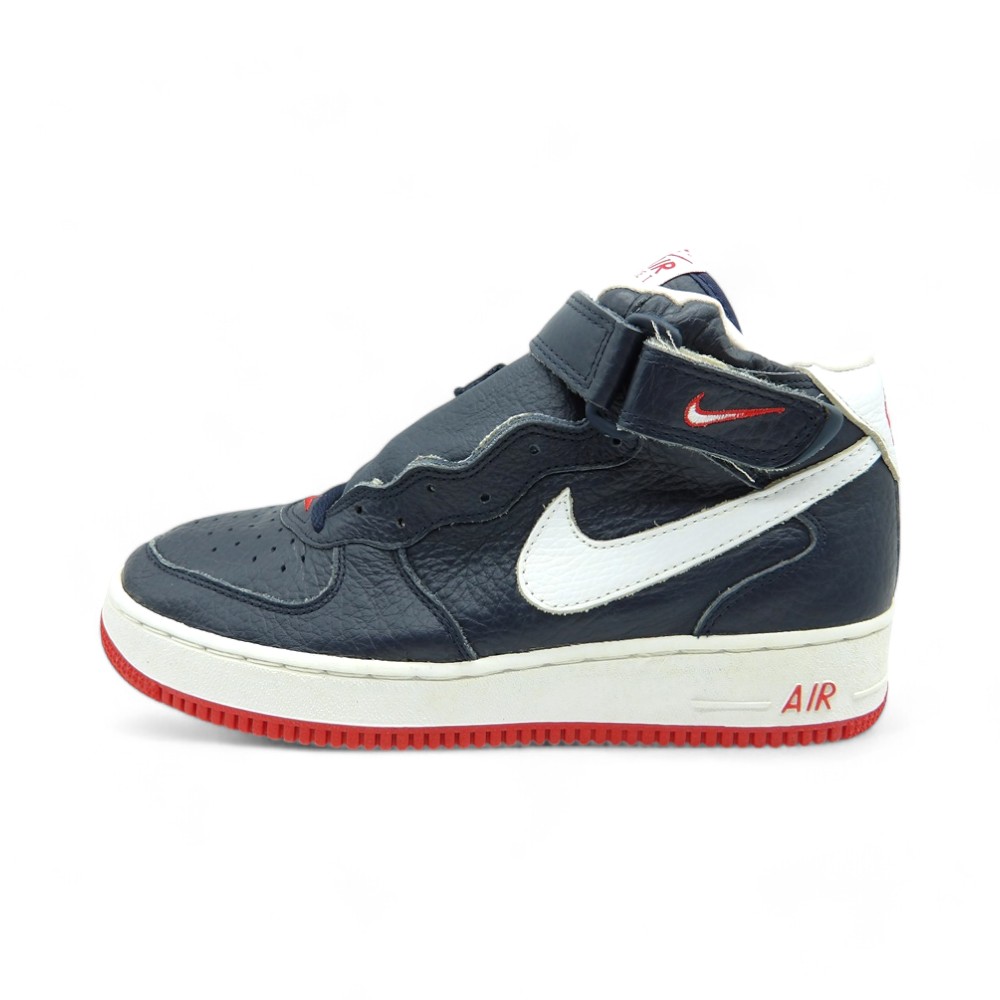 Rakuten - NIKE 2000 AIR FORCE1 MID SC OBSIDIAN サイズ26.5cm 630125-414 ナイキ エアフォース1ミッドエスシー オブシディアン スニーカー 大名店【中古】