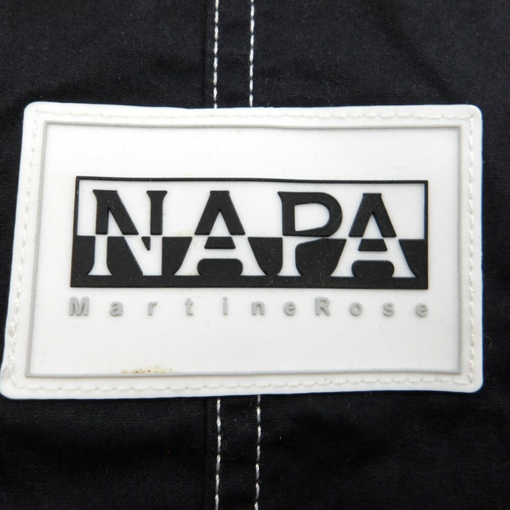 MARTINE ROSE NAPAPIJRI OVERALL BLACK N0YHVC サイズS マーティンローズ ナパピリ オーバーオール 大名店【中古】
