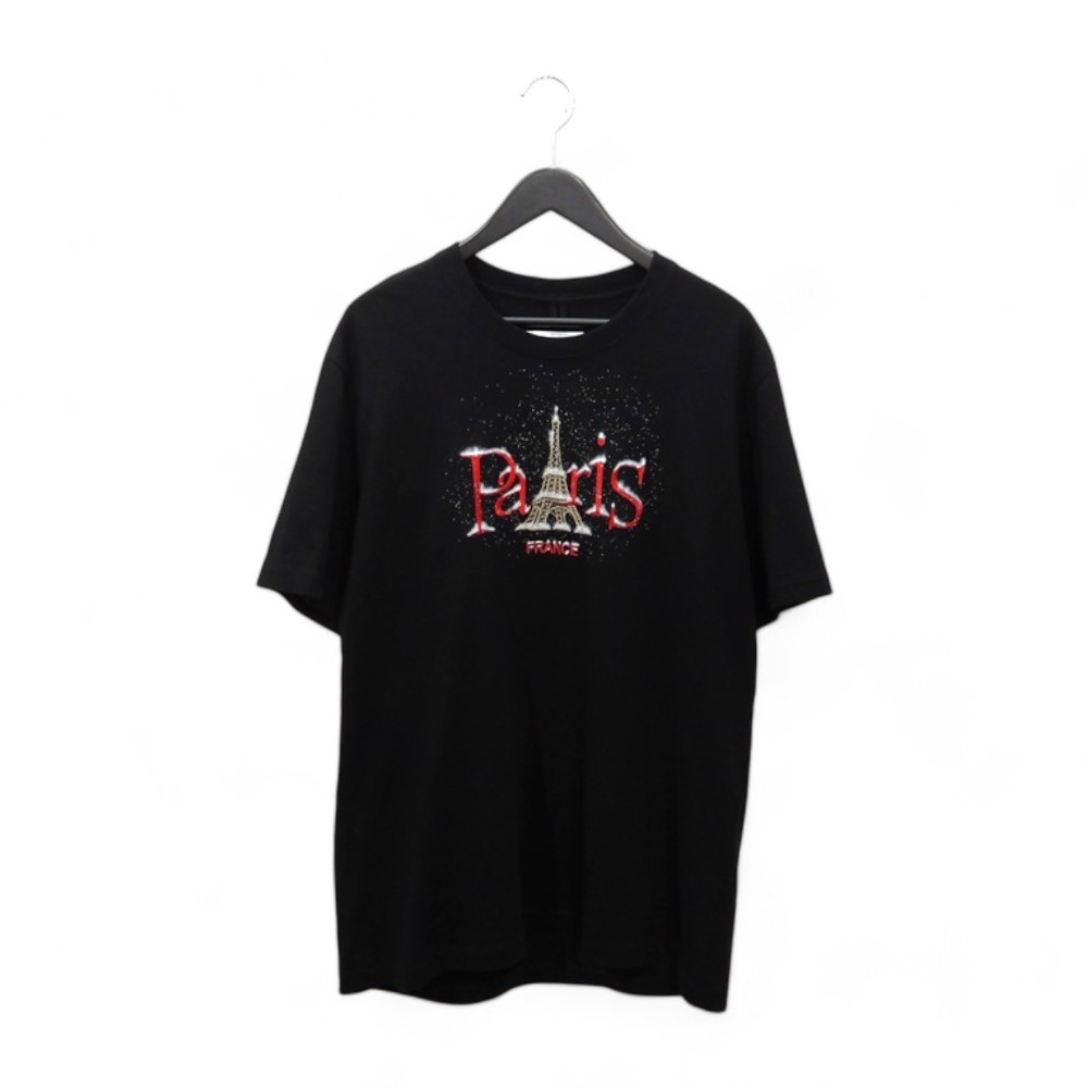 Rakuten - doublet 23ss SNOW IN PARIS TEE BLACK サイズM 23SS26CS273 ダブレット スノーインパリス Tシャツ 大名店【中古】