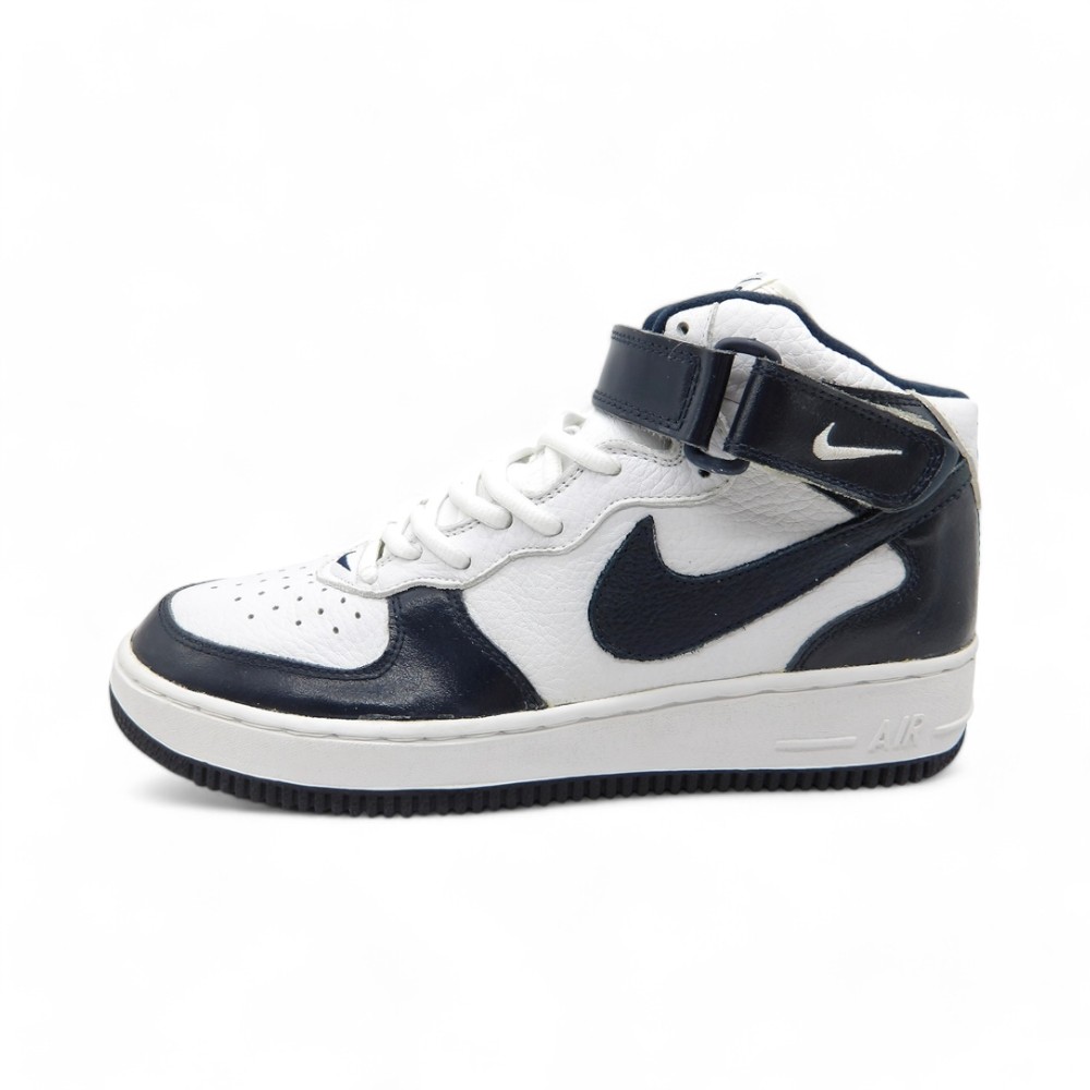 乐天商城 - NIKE 2000 AIR FORCE1 MID OBSIDIAN サイズ27.0cm 630136-145 ナイキ エアフォース1ミッド オブシディアン スニーカー 大名店【中古】