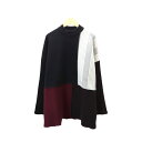 JIL SANDER 19aw PATCHWORK SWEATER サイズ44 JSMP751020 ジルサンダー パッチワークセーター 大名店【中古】