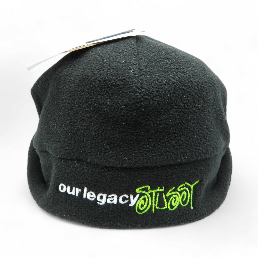 STUSSY OUR LEGACY FLEECE BEANIE BLACK サイズONESIZE 331243 ステューシー アワーレガシー フリースビーニー 大名店【中古】