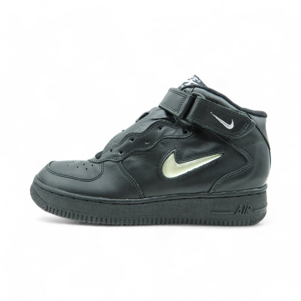 Rakuten - NIKE 1996 AIR FORCE1 MID SC BLACK サイズ27.5cm 630125-002 ナイキ エアフォース1ミッド ブラック スニーカー 大名店【中古】