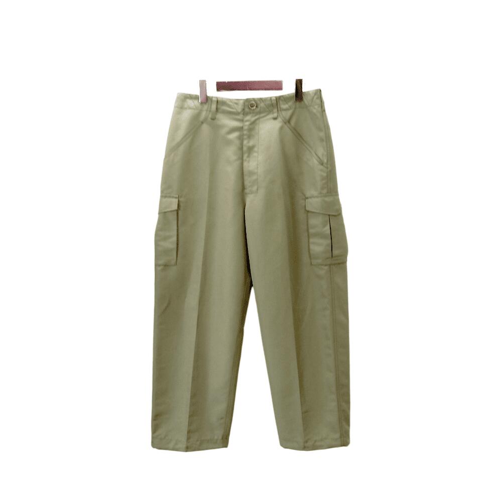 Rakuten - FAF Military Cargo Slacks OLIVE サイズ2 13414020 エフエーエフ ミリタリー カーゴ スラックス ポリエステル パンツ ドローコード 大名店【中古】