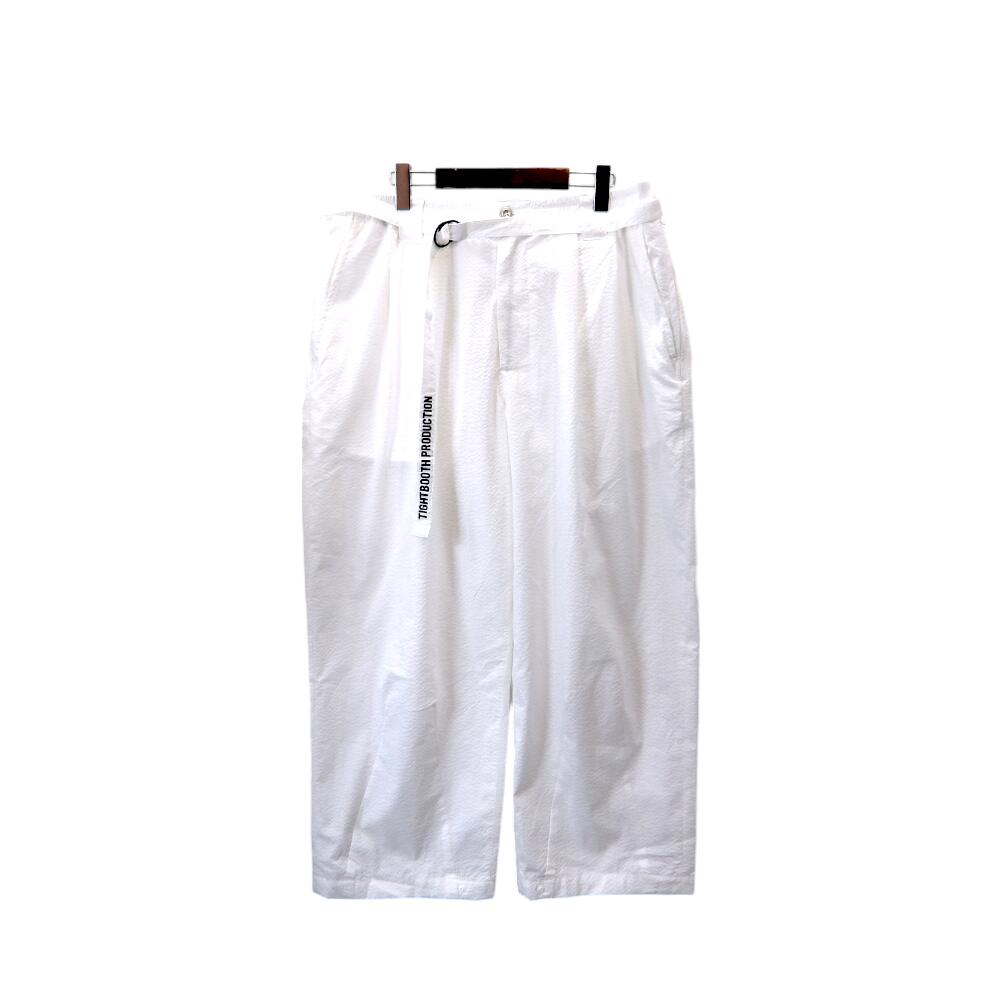 TIGHTBOOTH PRODUCTION 23ss SEERSUCKER STRIPE BAGGY