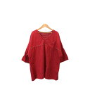 PORTER CLASSIC 20ss HAPPY RED FOOTBALL TUNIC RED サイズ3 ポーター クラッシック ハッピー レッド フットボール チュニック 大名店【中古】