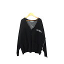 DELIVERY HELLS ONI CARDIGAN BLACK サイズL FS1318 デリバリー ヘルズ オニ カーディガン ニット セーター 名店【中古...