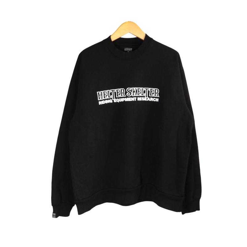 R.E.R HS LOGO SWEAT SHIRT BLACK サイズ3 ライディングイクイップメントリサーチ ヘルタースケルター ロゴ スウェット シャツ トレーナー トップス 大名店【中古】