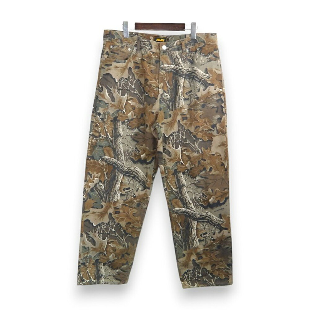 PALACE 25aw P90 BAGGY SCRIPT JEAN REALTREE サイズ34 パレス バギー スクリプト ジーン リアルツリー パンツ 大名店