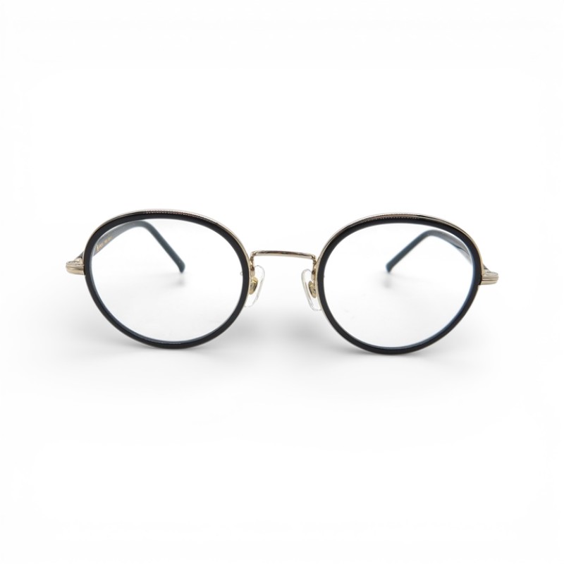 ayame FOCUS BLACK/WHITE GOLD ケース有 アヤメ フォーカス サングラス 眼鏡 大名店【中古】