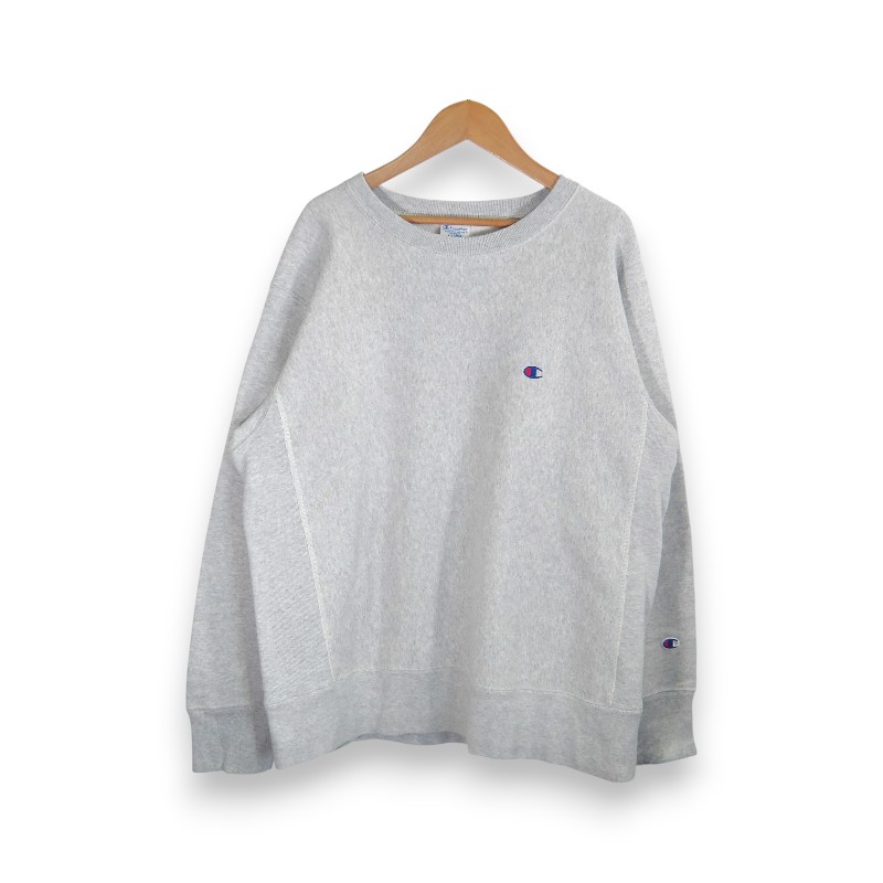 Rakuten - CHAMPION REVERSE WEAVE CREWNECK GRAY サイズXL C3-Y033 チャンピオン リバースウィーブ クルーネック スウェット トップス トレーナー 大名店【中古】