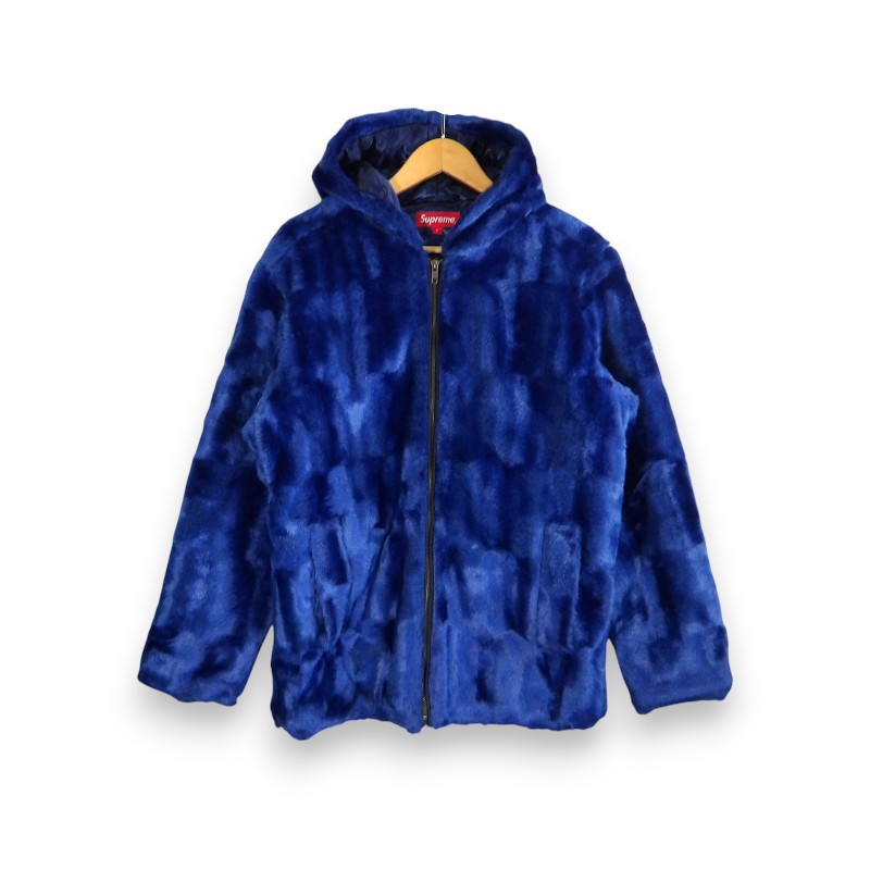 楽天市場】supreme faux fur hooded zip jacketの通販