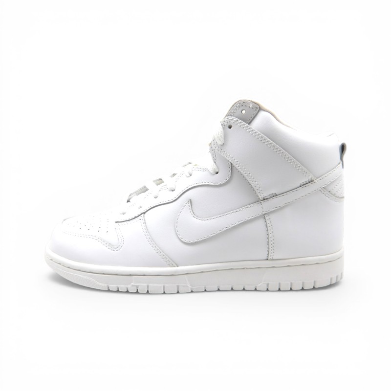 Rakuten - NIKE 2005 DUNK HI LEATHER WHITE サイズ26.0cm 309432-111 箱有 ナイキ 05年製 ダンクハイ レザー スニーカー 大名店【中古】