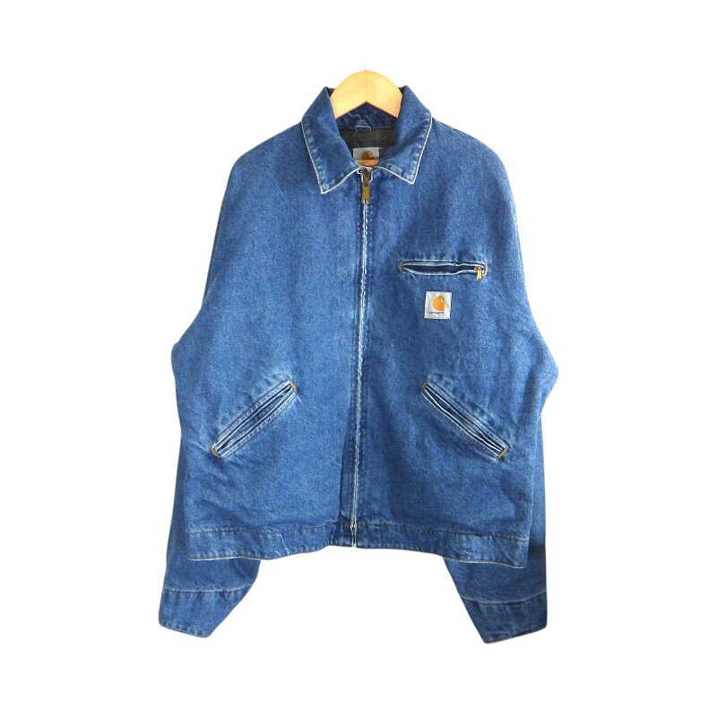 Rakuten - CARHARTT 00s DENIM DETROIT JACKET サイズL J110DST カーハート デニム デトロイト ジャケット アウター 大名店【中古】