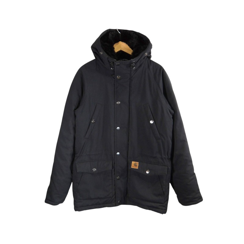 Rakuten - CARHARTT TRAPPER PARKA BLACK サイズS IO14880 カーハート トラッパー パーカー ジャケット アウター 大名店【中古】