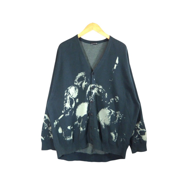 Rakuten - LAD MUSICIAN 20aw SKULL CARDIGAN GREEN サイズ44 2220-002 ラッドミュージシャン スカル カーディガン トップス 大名店【中古】