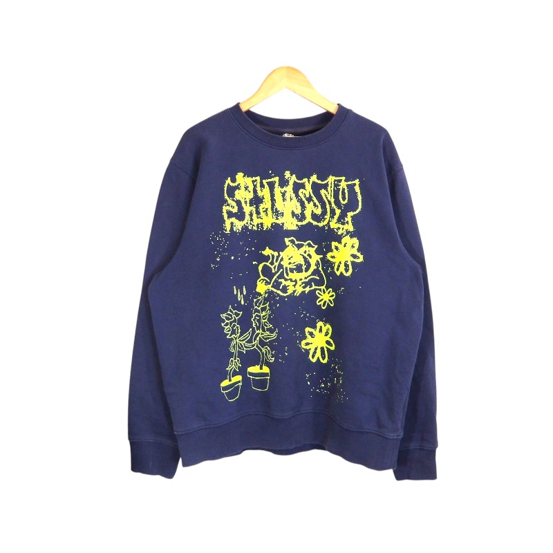 Rakuten - STUSSY STUSSYBAD DREAM CREW NAVY サイズL