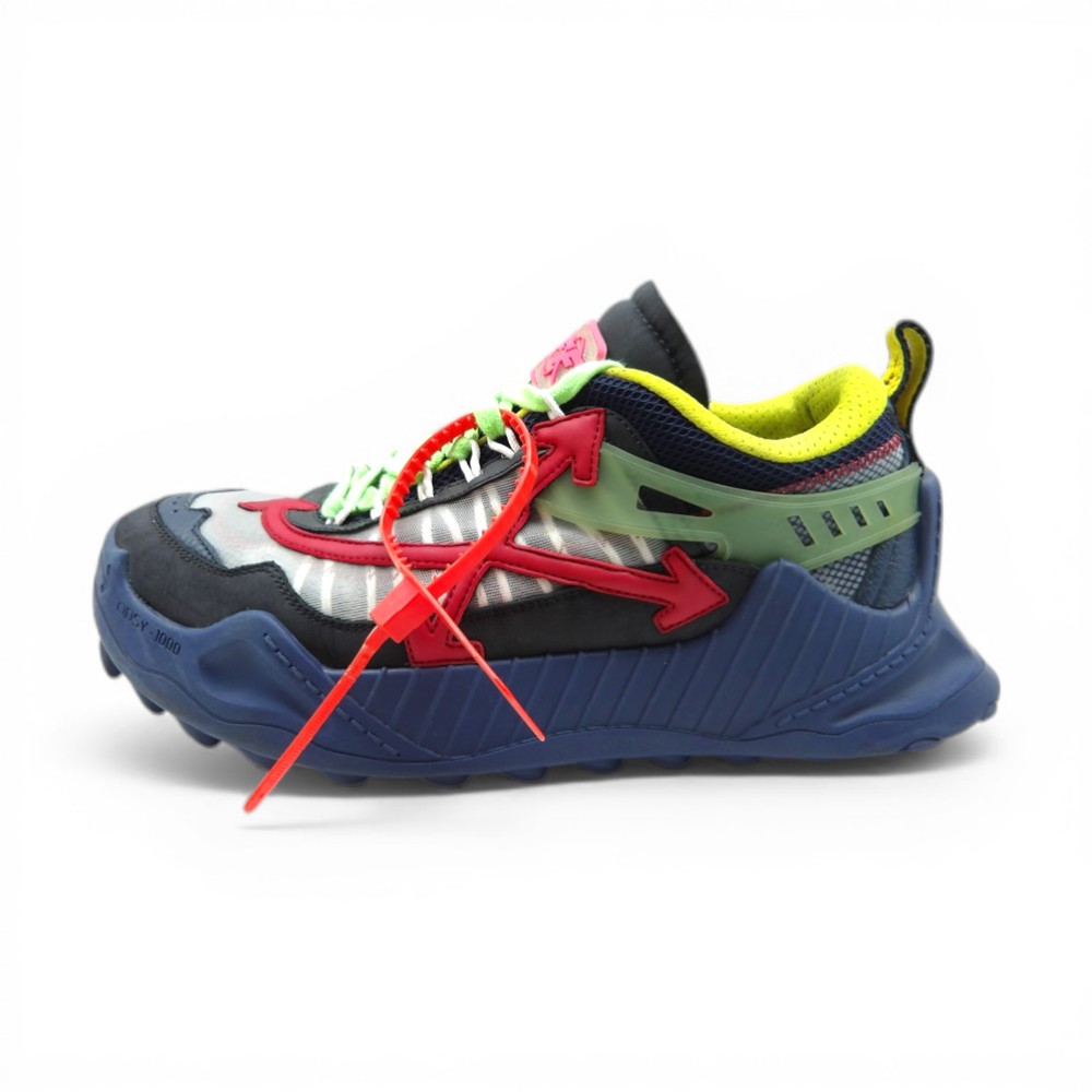 Rakuten - OFF-WHITE SNEAKERS ODSY 1000 ODYSSEY MULTICOLOR サイズ42 箱無し オフホワイト オデッセイ スニーカー 大名店【中古】