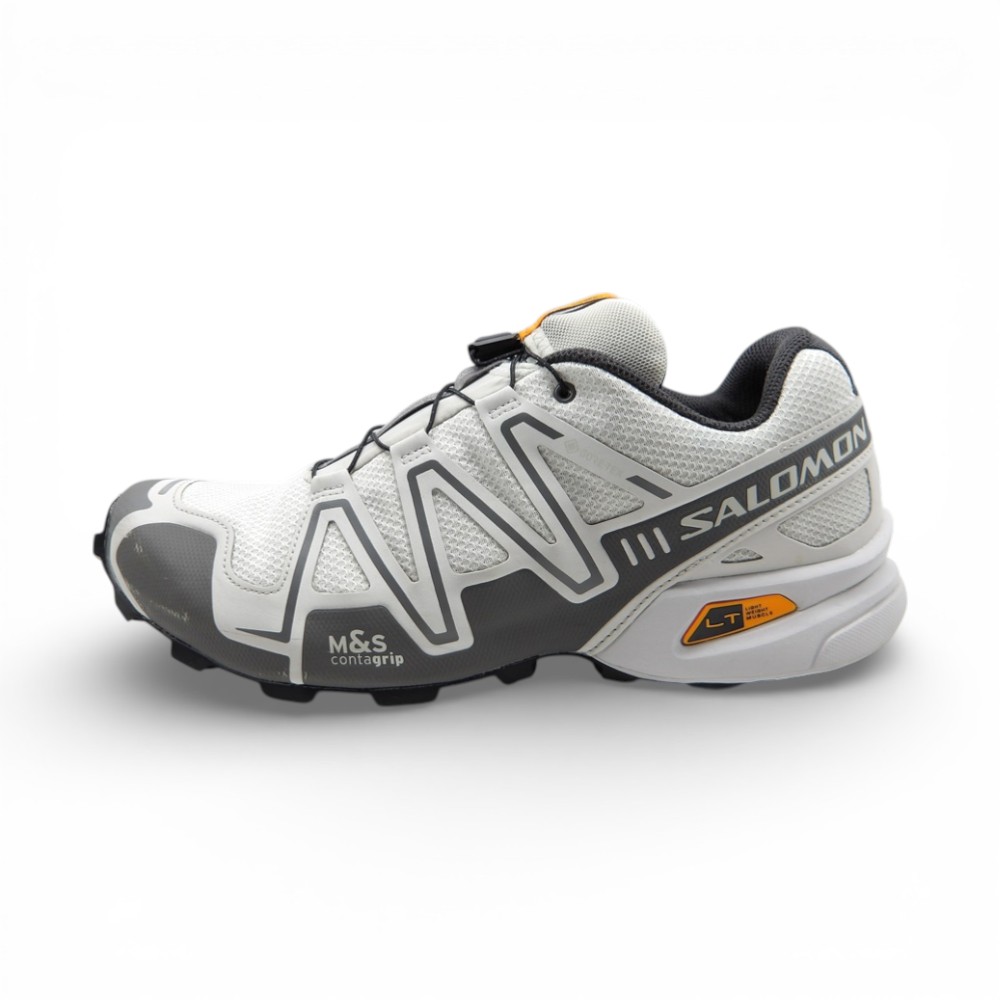 Rakuten - SALOMON SPEEDCROSS 3 GTX LUNAR ROCK サイズ27.5cm 477318 箱無し サロモン スピードクロス3 GORE-TEX ゴアテックス スニーカー 大名店【中古】