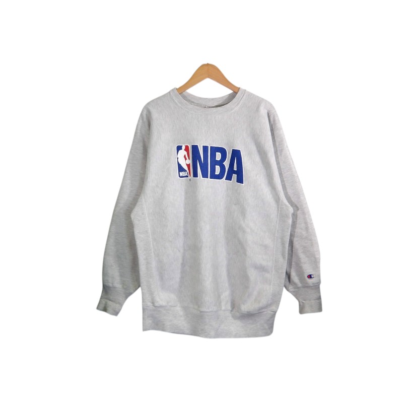 Rakuten - CHAMPION VINTAGE 90s NBA CREW NECK ASH GRAY サイズXXL チャンピオン ヴィンテージ エヌビーエー クルーネック スウェット トップス 大名店【中古】