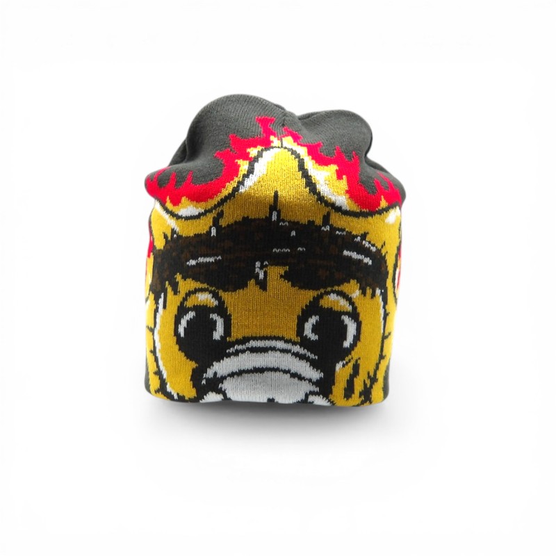 乐天商城 - GLO GANG SUN FLAMENS BEANIE GG633BLK グローギャング サン フレイムズ ビーニー ニット帽 帽子 チーフキーフ 大名店【中古】
