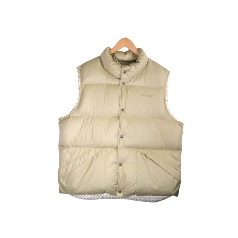 乐天商城 - L.L.BEAN 25aw TRAIL MODEL DOWN VEST 82 BEIGE サイズXXL エルエルビーン トレイル モデル ダウン ベスト トップス 大名店【中古】